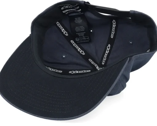 Port Hat 18 Charcoal Snapback - Alpinestars