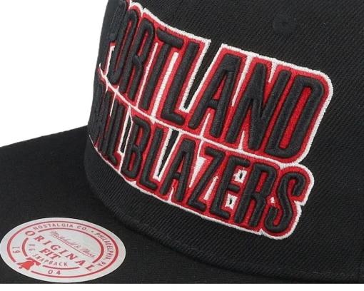 Portland Trail Blazers 13 Draft Hwc Black Snapback - Mitchell & Ness