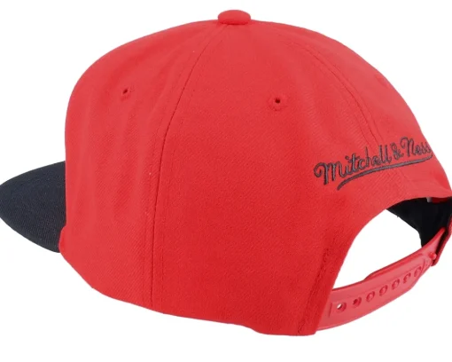 Portland Trail Blazers Core Basic Red/Black Snapback - Mitchell & Ness