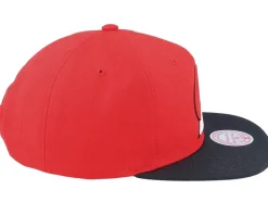 Portland Trail Blazers Core Basic Red/Black Snapback - Mitchell & Ness