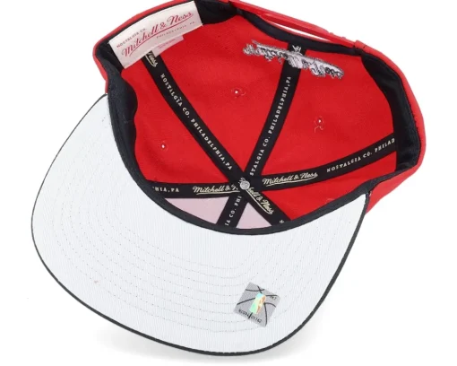 Portland Trail Blazers Core Basic Red/Black Snapback - Mitchell & Ness