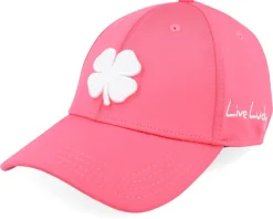 Premium Clover Psych Pink/White Flexfit - Black Clover