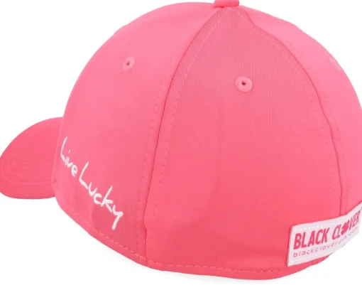 Premium Clover Psych Pink/White Flexfit - Black Clover