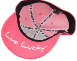 Premium Clover Psych Pink/White Flexfit - Black Clover