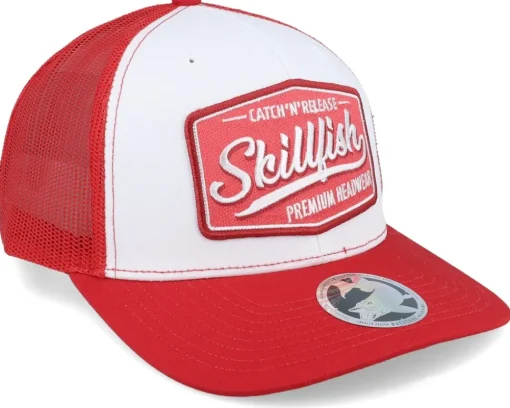 Premium Fishing 112 Alternate White/Red Trucker - Skillfish