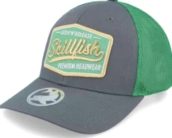Premium Fishing 112 Split Charcoal/Kelly Trucker - Skillfish