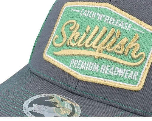 Premium Fishing 112 Split Charcoal/Kelly Trucker - Skillfish