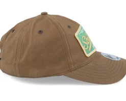 Premium Fishing 436 Waxed Cotton Brown Dad Cap - Skillfish