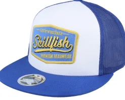 Premium Fishing Classic White/Royal Trucker - Skillfish
