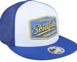Premium Fishing Classic White/Royal Trucker - Skillfish