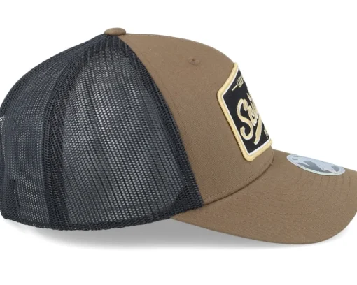 Premium Fishing Retro Coyote Brown/Black Trucker - Skillfish