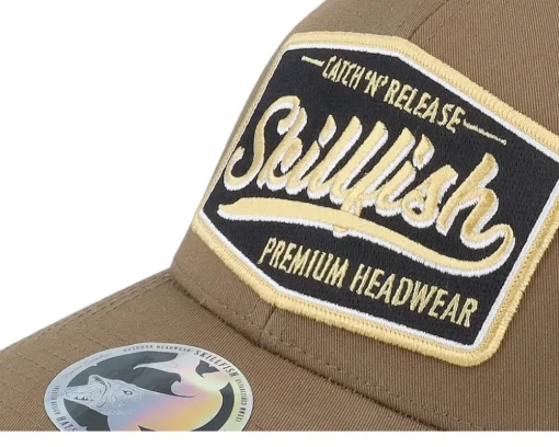 Premium Fishing Retro Coyote Brown/Black Trucker - Skillfish