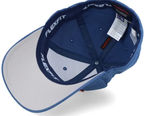 Premium Fishing Slate Blue Wooly Combed Flexfit - Skillfish
