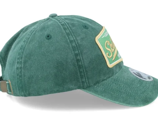 Premium Fishing Vintage Washed Green Dad Cap - Skillfish