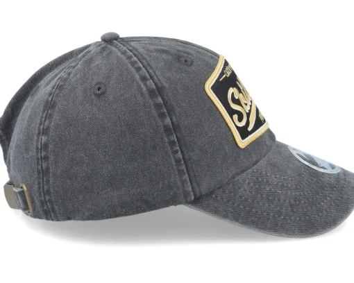 Premium Fishing Vintage Washed Black Dad Cap - Skillfish