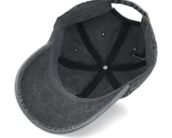 Premium Fishing Vintage Washed Black Dad Cap - Skillfish