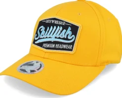 Premium Fishing Wooly Combed Gold Flexfit - Skillfish