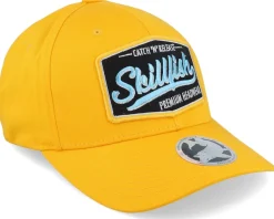 Premium Fishing Wooly Combed Gold Flexfit - Skillfish