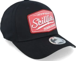 Premium Fishing Wooly Combed Black Flexfit - Skillfish