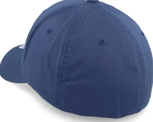 Premium Fishing Wooly Combed Navy Flexfit - Skillfish
