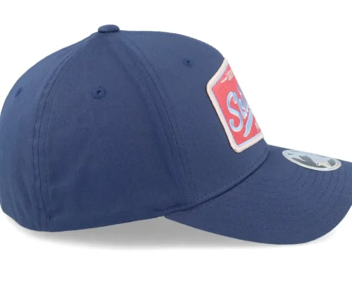 Premium Fishing Wooly Combed Navy Flexfit - Skillfish