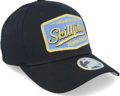 Premium Fishing Wooly Combed Black Flexfit - Skillfish
