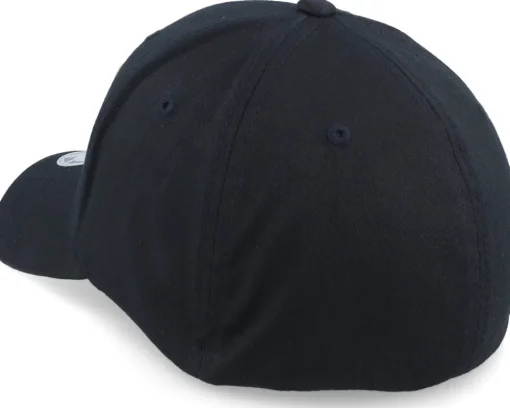 Premium Fishing Wooly Combed Black Flexfit - Skillfish
