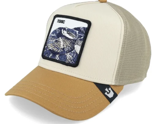 Premium Snake Khaki Trucker - Goorin Bros.