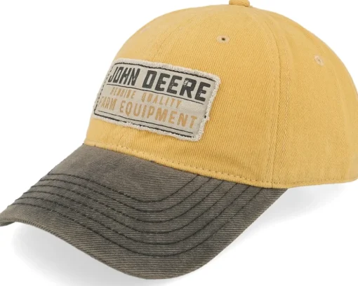 Printed Twill Patch Brown/Black Dad Cap - John Deere