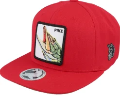 Pro Fishing Pike Red Snapback - Skillfish