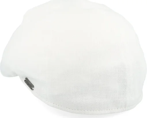 Pub Cap White Flat Cap - Wigéns