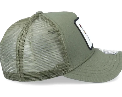 Purple Wizard Patch Olive Trucker - Critiql Hit