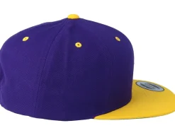 Purple/Gold Snapback - Yupoong