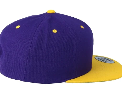 Purple/Gold Snapback - Yupoong