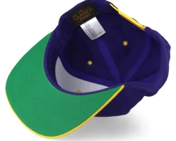 Purple/Gold Snapback - Yupoong