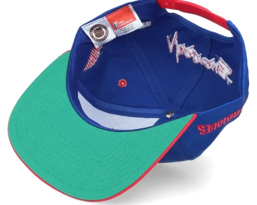 Quebec Nordiques Base Two Tone NHL Vintage Blue/Red Snapback - Twins Enterprise