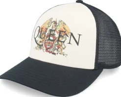 Queen Sinclair Black/Ivory A-Frame Trucker - American Needle