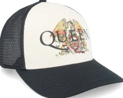 Queen Sinclair Black/Ivory A-Frame Trucker - American Needle