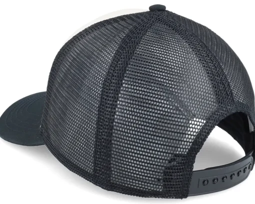 Queen Sinclair Black/Ivory A-Frame Trucker - American Needle