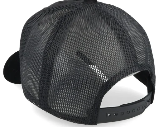 Quiet Place Velvet Black/Black A-frame Trucker - Scenes