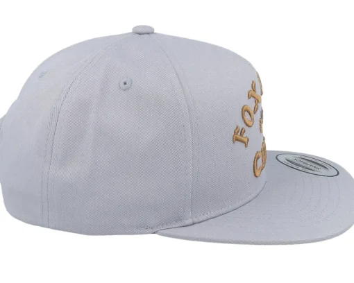Race Crew Steel Grey Snapback - Fox