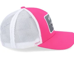 Racing Cap Hot Pink/White A-Frame Trucker - SQRTN