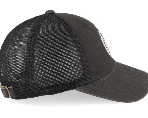 Raglan Bones Ny Black Trucker - American Needle