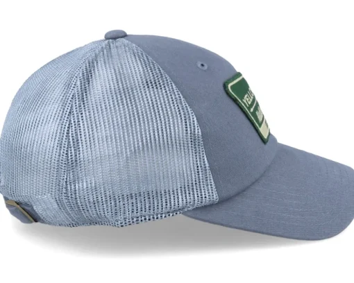 Raglan Bones Yellowstone National Park St. Blue Trucker - American Needle