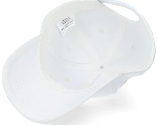 Rainbow Embroidered Logo Baseball Hat White Adjustable - Wesc