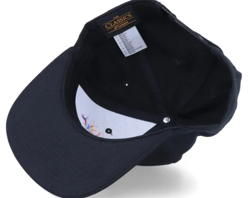 Rainbow Paper Unicorn Black Snapback - Origami