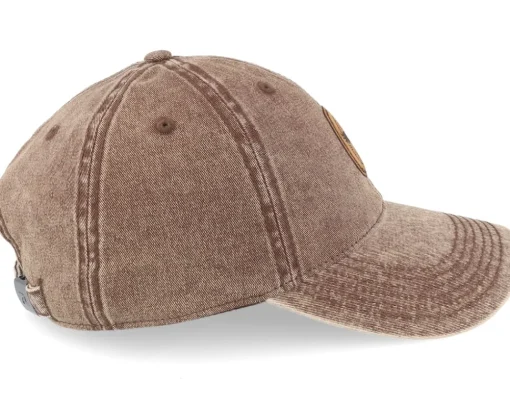 Raven Viking Knot 382 Snow Washed Brown Dad Cap - Vikings