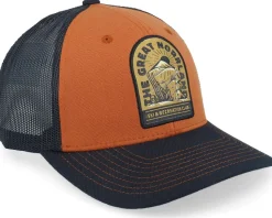 Recreation Low burnt Orange/Black Trucker - SQRTN