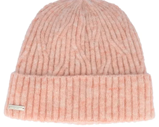 Recycelt Polyester Mix Pink Beanie - Seeberger