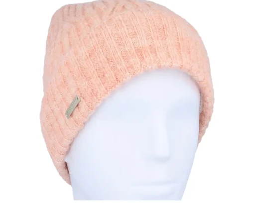 Recycelt Polyester Mix Pink Beanie - Seeberger